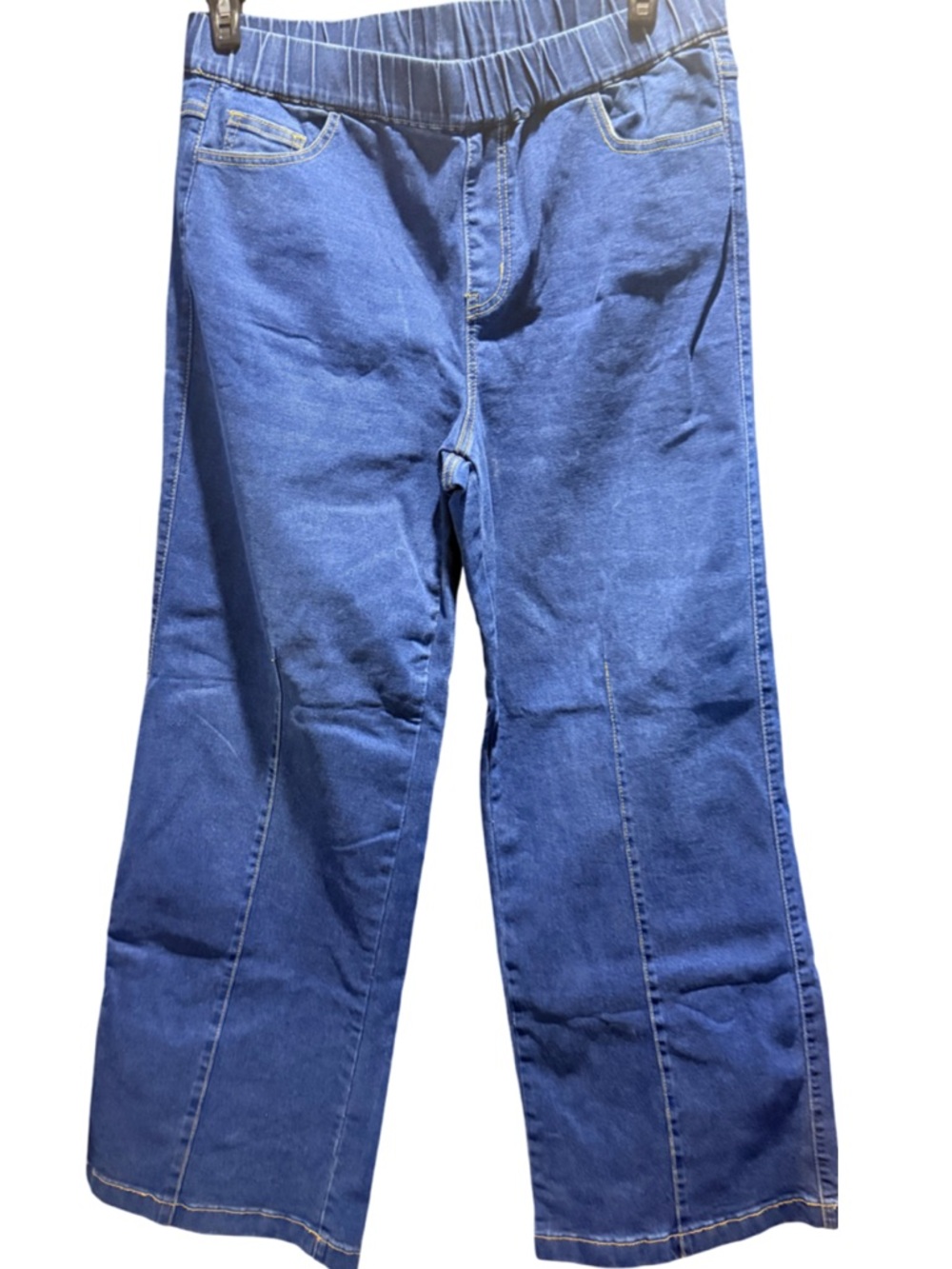 Women’s Wide Leg Flare Jeans in Blue